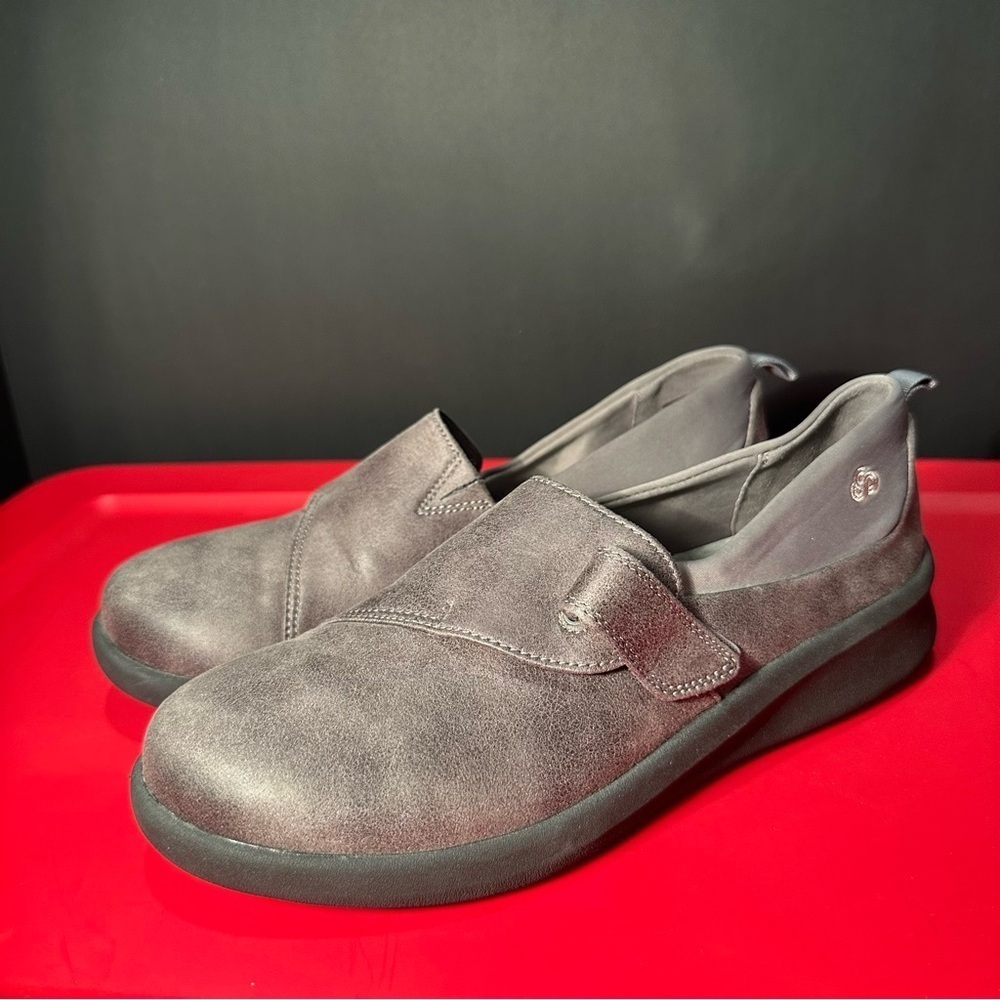 Clarks Women's Cloudsteppers Sillian Gray Slip-On Shoes